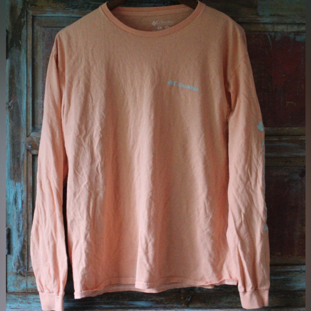 COLUMBIA long sleeve orange top